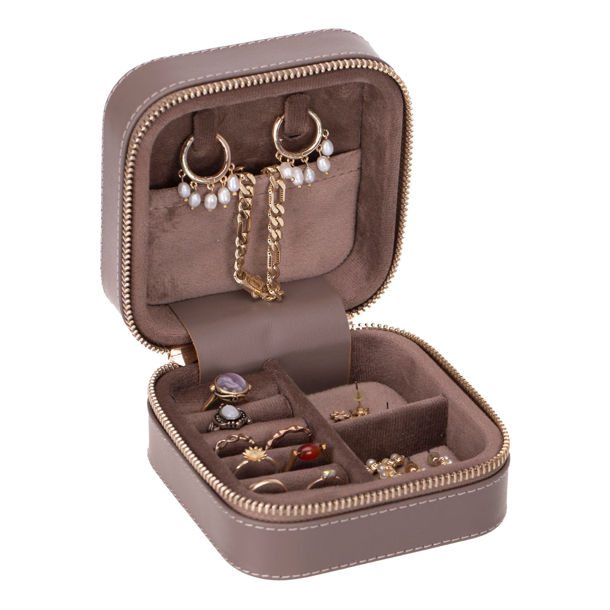 Eufaula Leather Jewelry Box