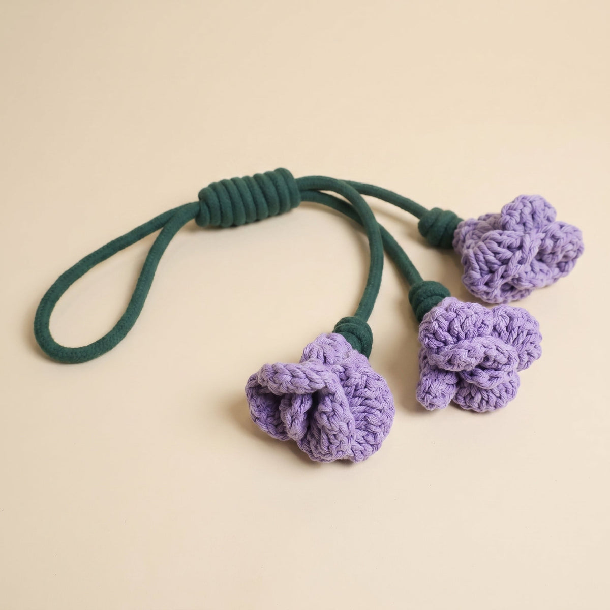 Miss Purple: Daylily Snuffle Tug Toy