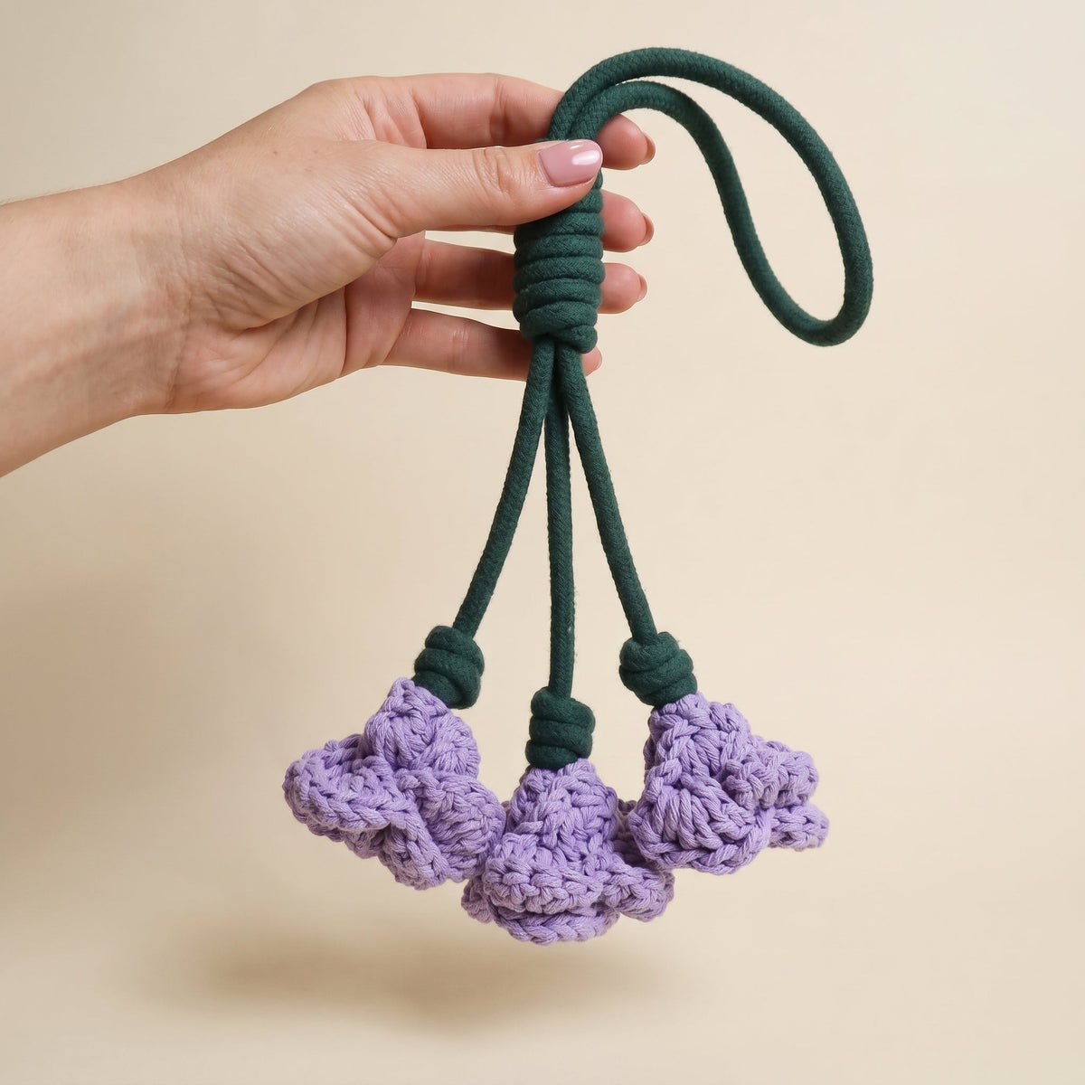 Miss Purple: Daylily Snuffle Tug Toy